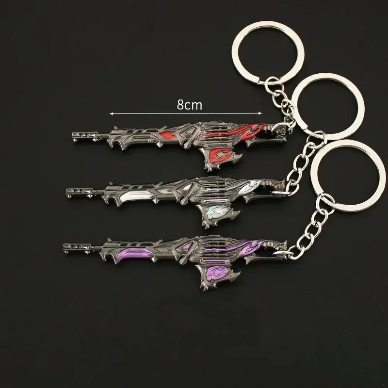 thumbnail image 1 of Llavero con arma Valorant Reaver Karambit Vandal Prime Champions Skins Espada samurái Navaja de bolsillo Modelo de arma Regalos Juguetes para niños, 1 of 5