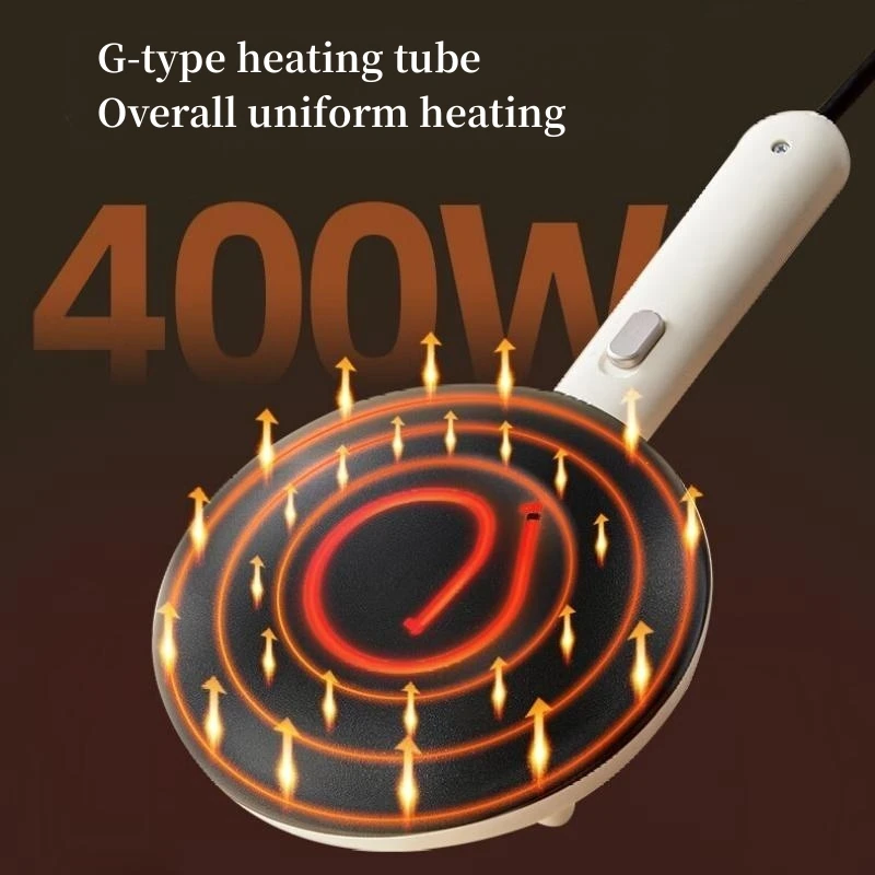 Pancake Machine Single-side Heating Crepe Maker Household Small Egg Roll Machine Cake Non-stick Coated Pancake Pan electric crepe maker