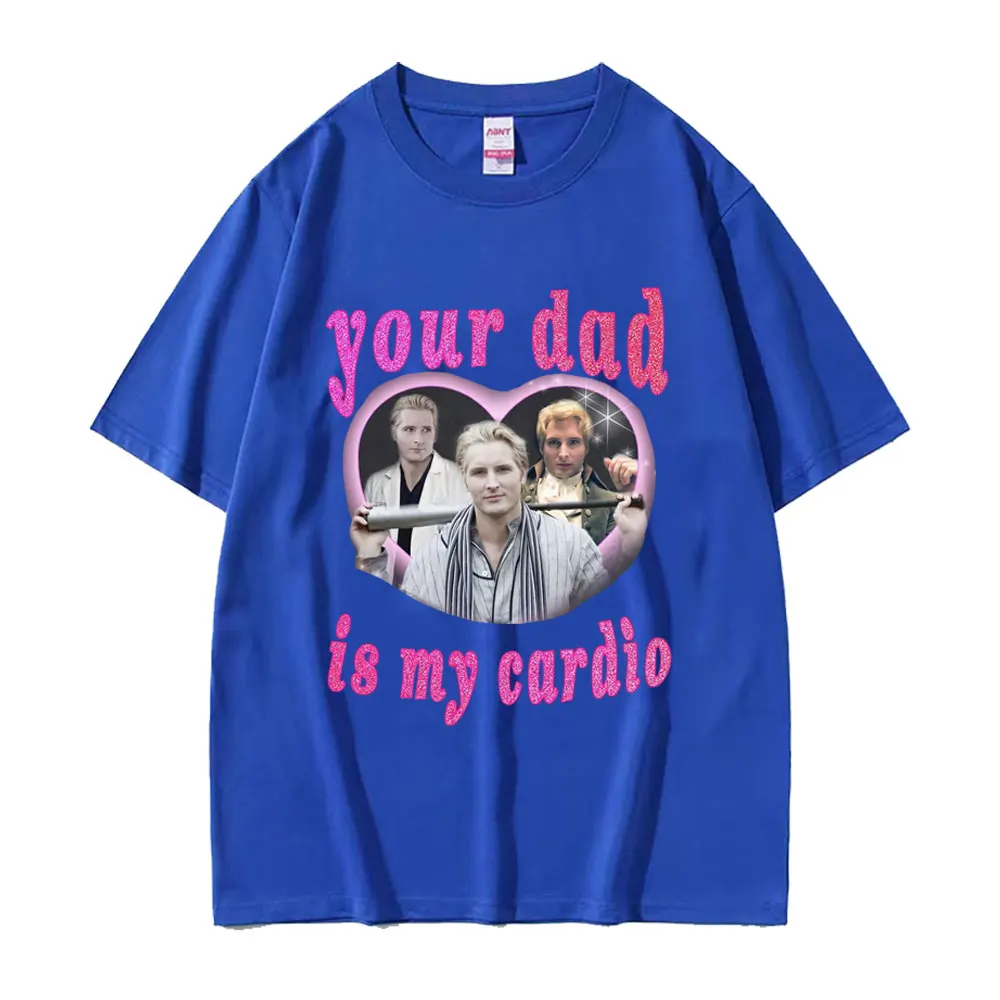 thumbnail image 1 of Dilf Carlisle-camisetas de gran tamaño para hombre, ropa de calle de algodón, talla europea, Verano, 1 of 5