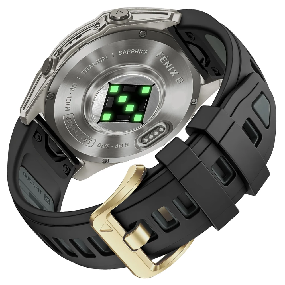 Enhanced Silicone Quickfit Watch Band – 20mm Strap