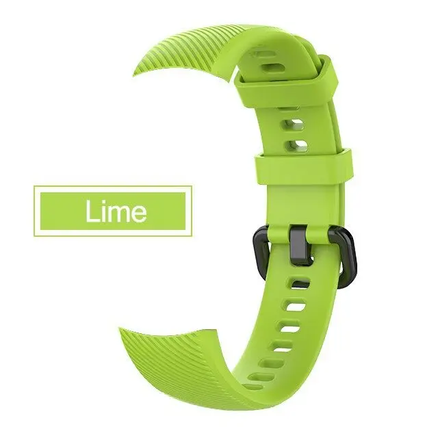Sporty Colorful Silicone Replacement Strap for Honor Band Smart Accessories