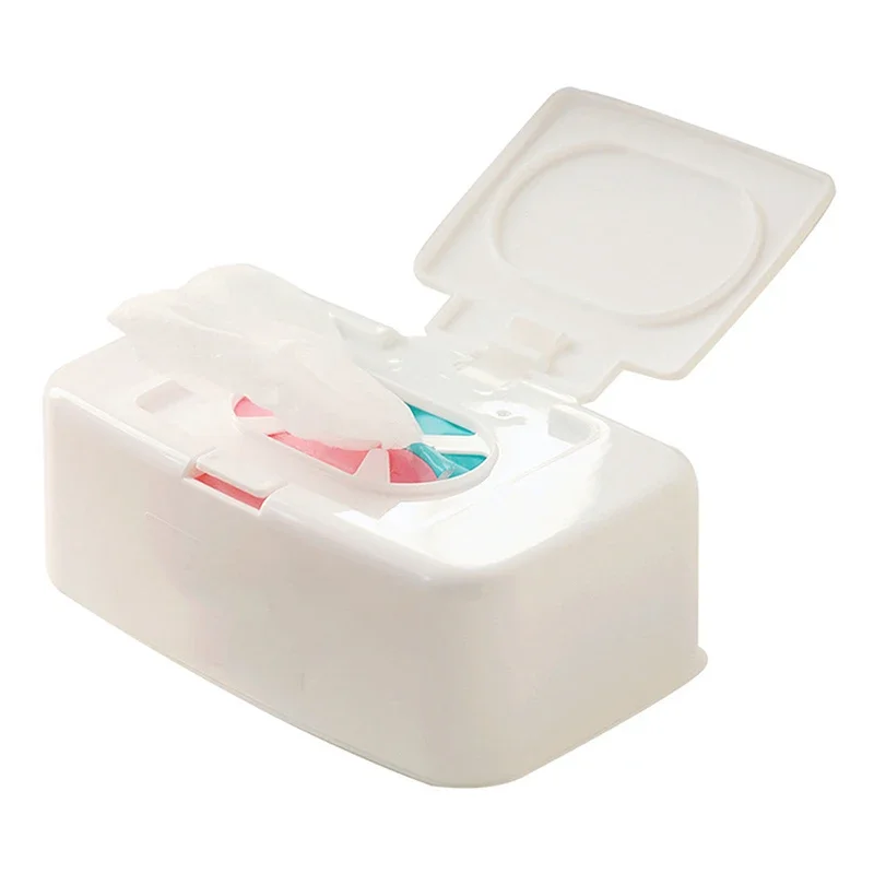 Wet Tissue Box Wipes Dispenser Portable Wipes Napkin Storage Box Holder Container 2