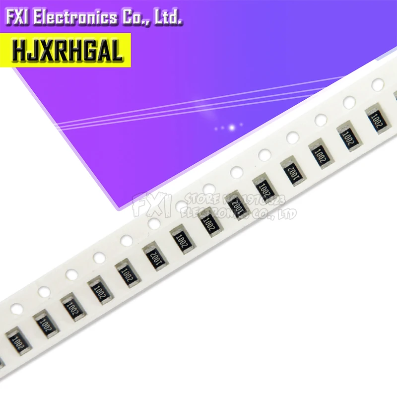 100pcs 1% 1206 SMD resistor 0R ~ 10M 1/4W 0 0.1 1 10 100 150 220 330 ohm 1K 2.2K 4.7K 10K 100K 1R 10R 100R 150R 220R 330R 1M 10M Smd Resistor Smd Chip Resistor