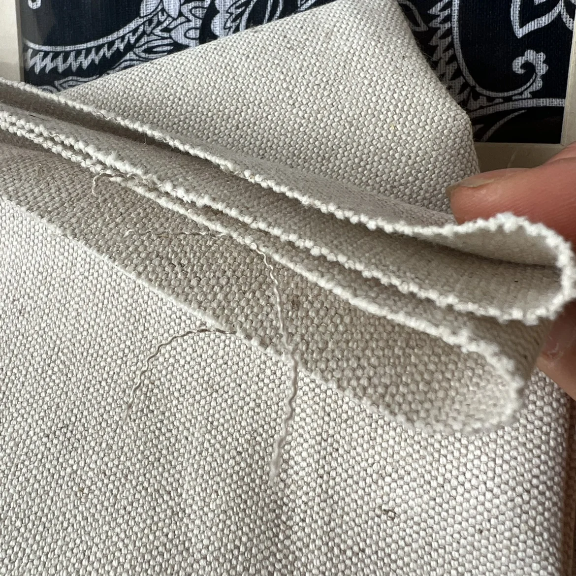 1.5m wide rough texture linen and cotton blend raw canvas 600gsm thick linen unprimed canvas