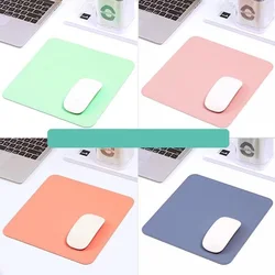 Pusund – tapis de souris Double face en cuir, avec bord cousu, antidérapant, étanche, pour ordinateur 
