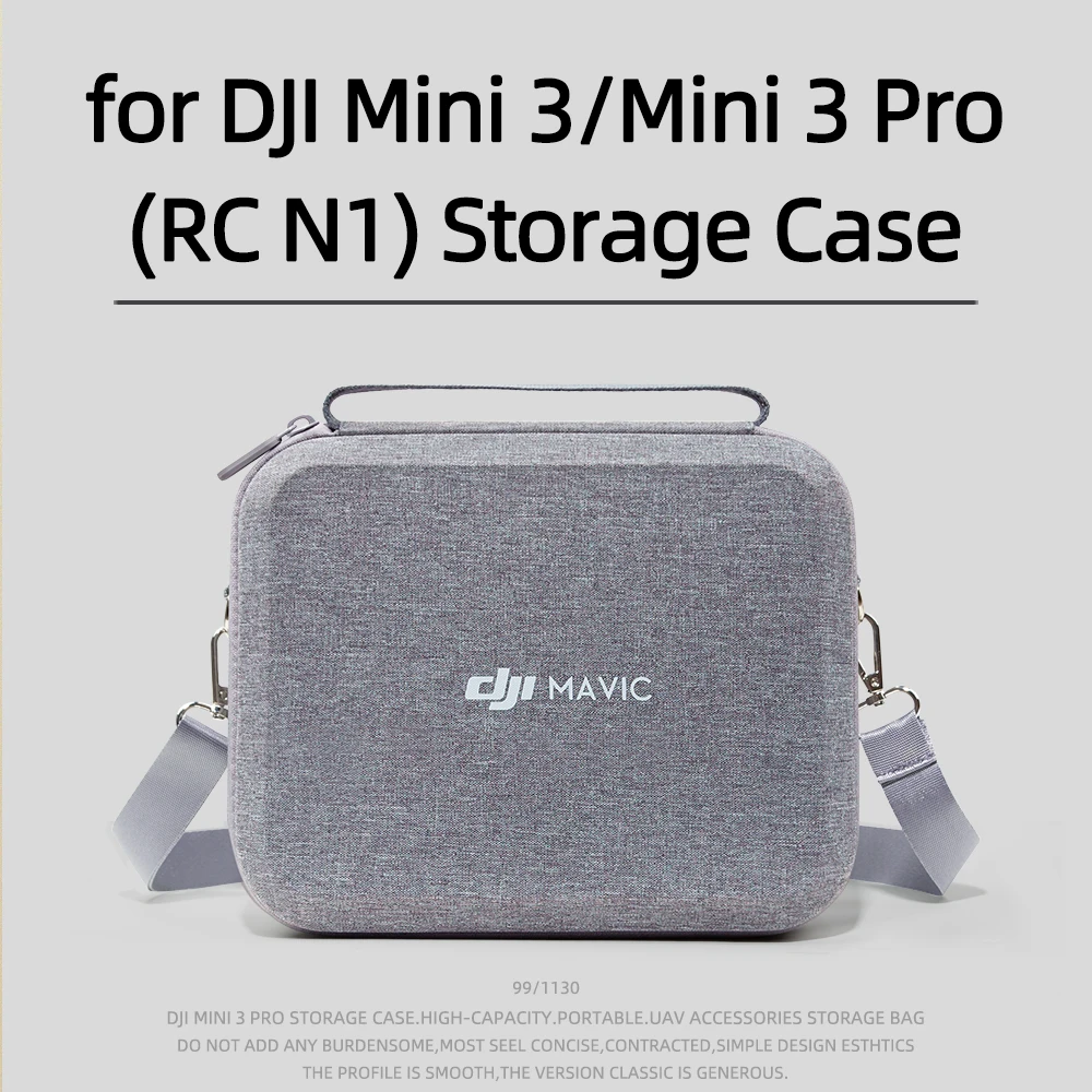 For DJI Mini3 Pro Portable Carrying Case Hard EVA Storage Bag Waterproof Protective Handbag Box