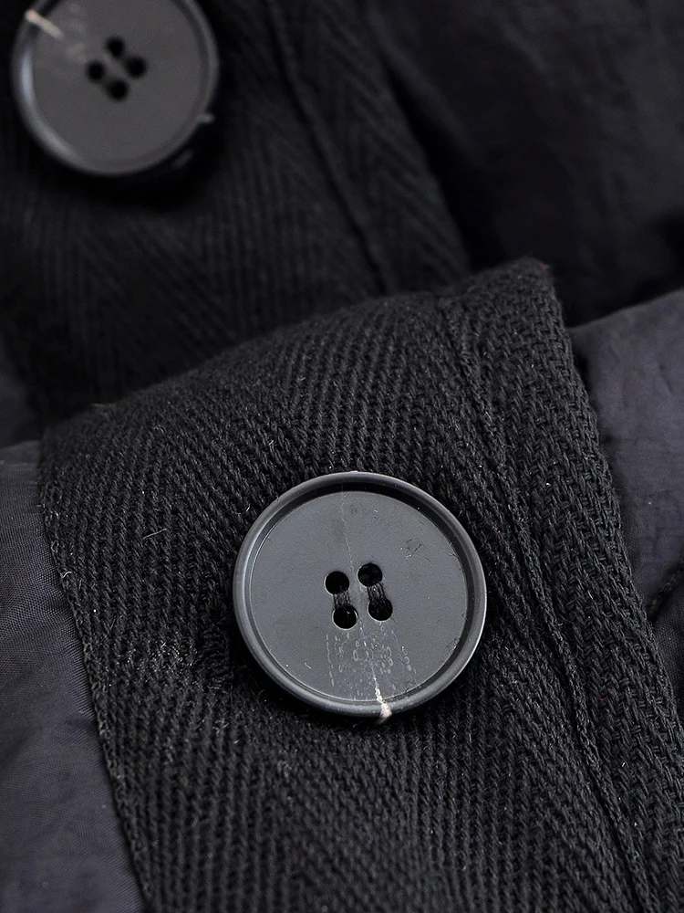 Casual Women's Cotton Jacket O Neck Coat Autumn Winter Fashionable Comfortable Female Long Sleeve Loose Large Pocket Outerwear