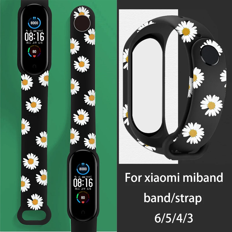 Sport Watchband for Xiaomi Mi Band 7 bracelet silicone Miband 5 6  Replacement wrist pulsera correa mi band 7 6 3 4 5 watch strap - AliExpress