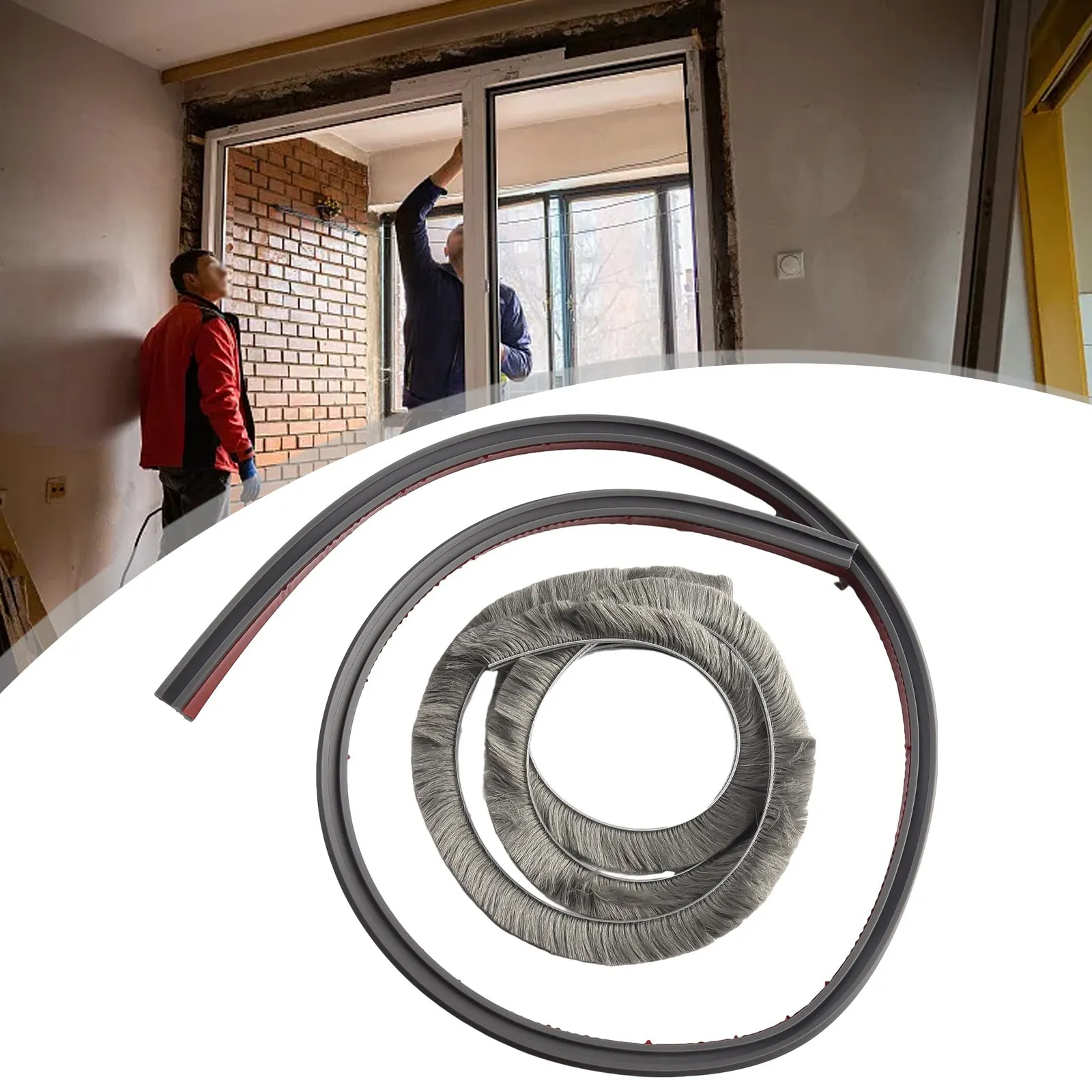 

Durable Sealing Strip Strip Cooling Costs Double Sided Double Windshield Insectproof Reduce Heating Saves Energy