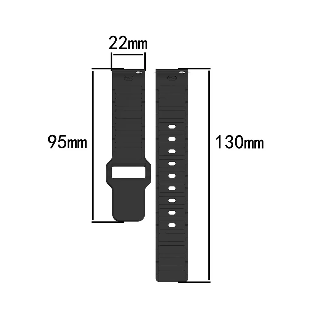 Silicone Protective Case and Strap for Smartwatch - Hollow Out Design