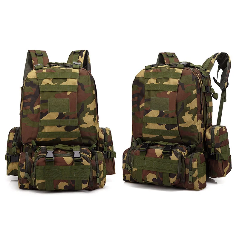 

Wholesale Multifunctional Mountaineering Tactical Backpack Outdoor Camouflage Backpack Combo Bag Large Capacity Travel Backpack