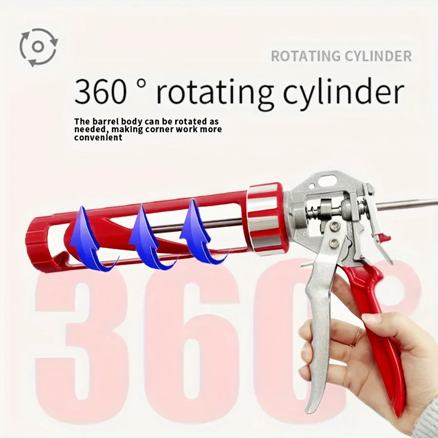 3 Bearing Soft Glue Gun Structure Manual Caulking Gun Glass Glue Guns Paint Finishing Tools Glue Seals For Doors And Windows 6
