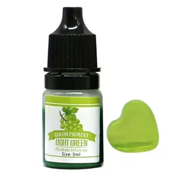 Vibrant 24 - Color Epoxy Resin Pigment Set for Creative DIY Projects (Fluorescent Green)