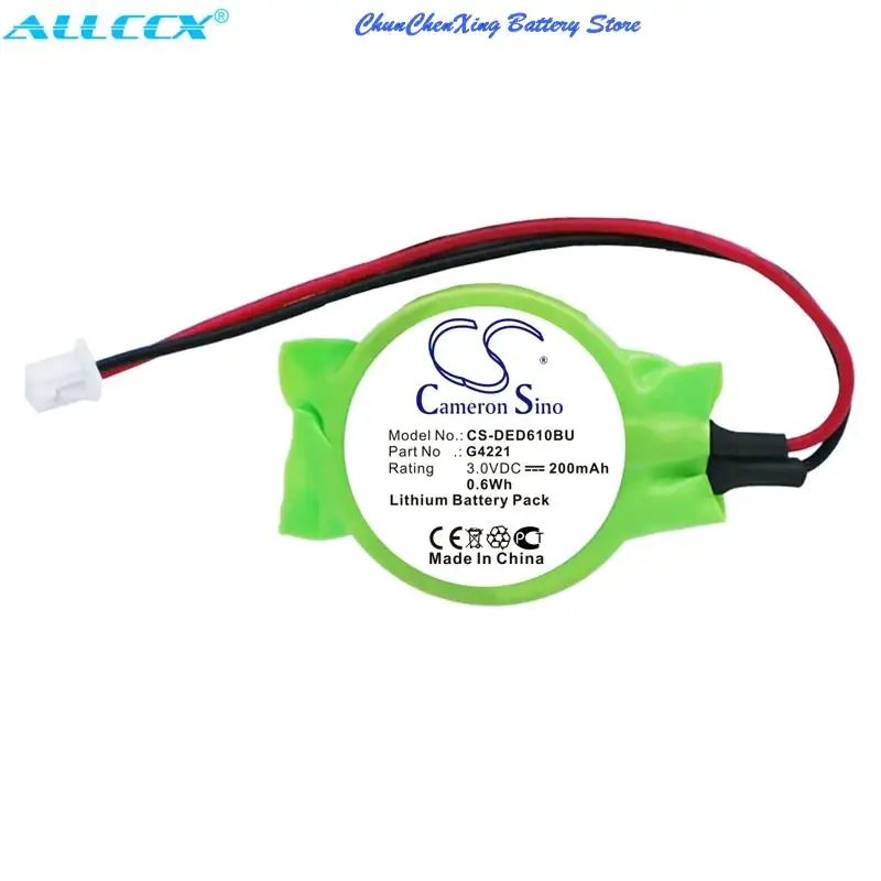 Batteria Greenbattery200Mah Per Dell Inspiron 9200,9300,9400, Latitude D500,D505,D510,D520,D600,D610,D620,D810,D830,L400,X200