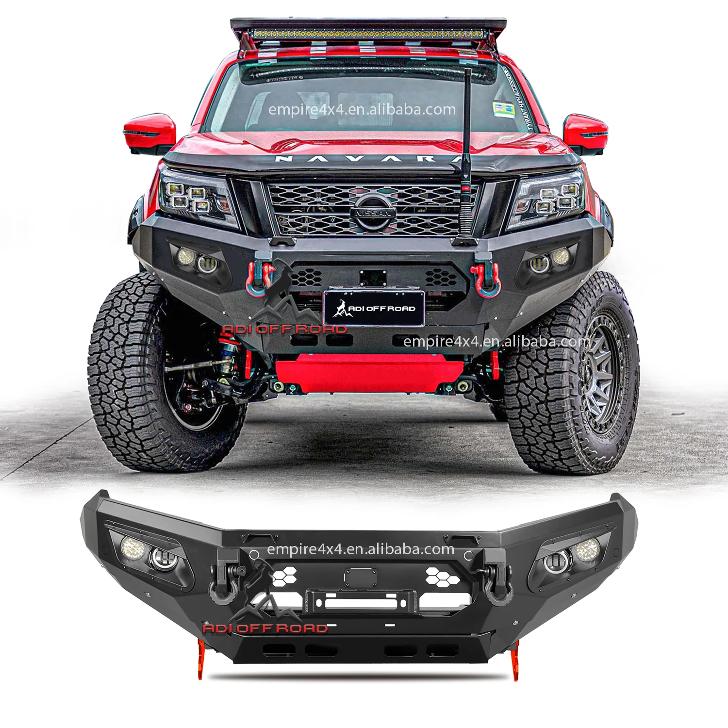 

ADI OFF ROAD 4x4 пикап стальной передний бампер задний бампер рулон бар боковой шаг бульдостер для NAVARA NP300 4X-PRO FRONTINER
