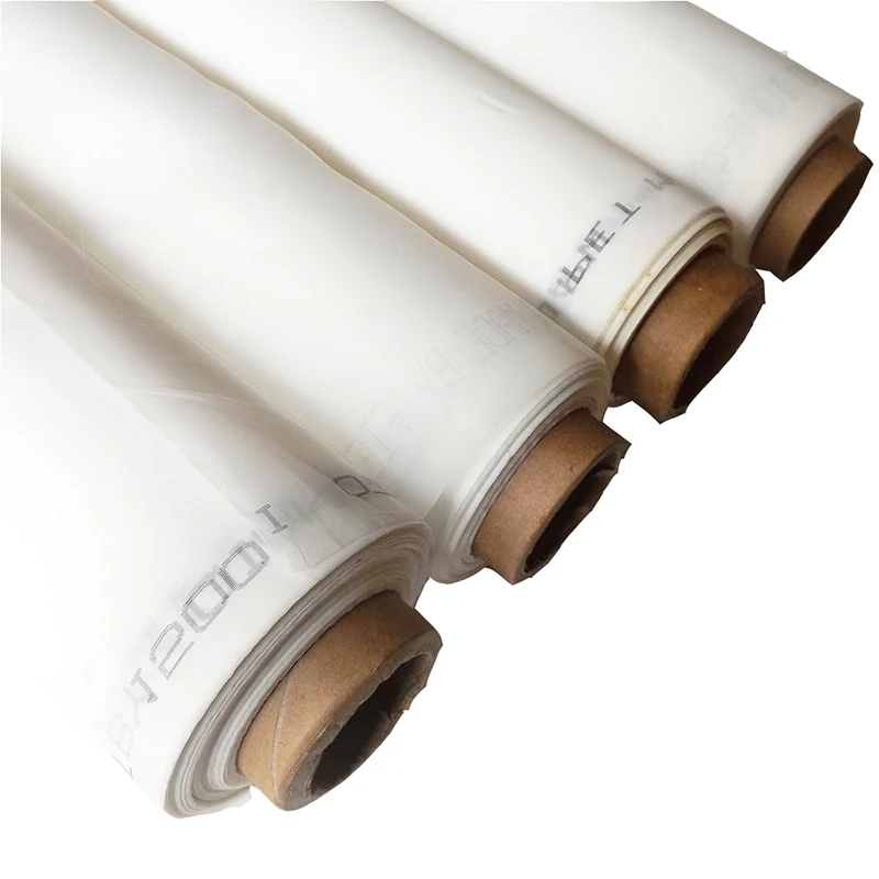 

High Tension 53T Polyester Mesh for Silk Screen Printing with 165cm Width White 50M