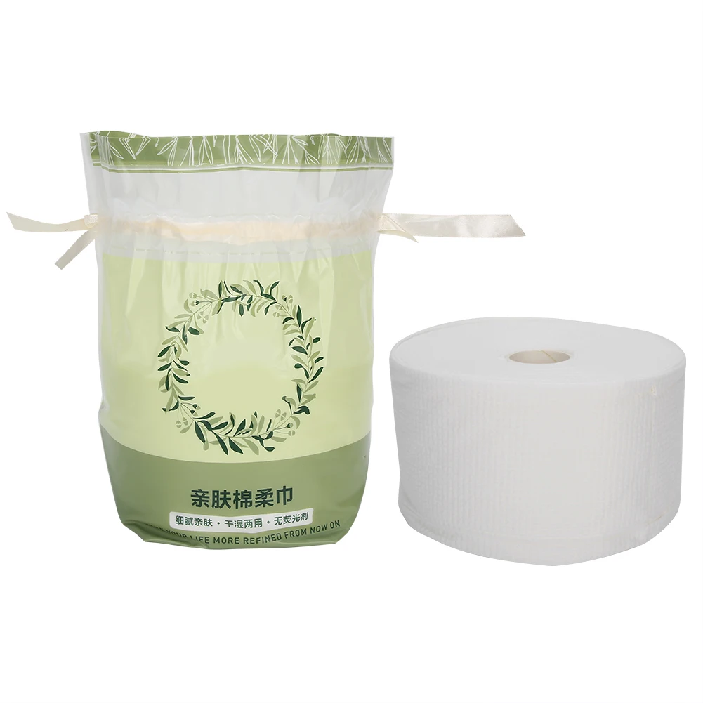 Disposable Cotton Face Towel Facial Cleansing Roll Paper Tissue Soft Skin‑Friendly