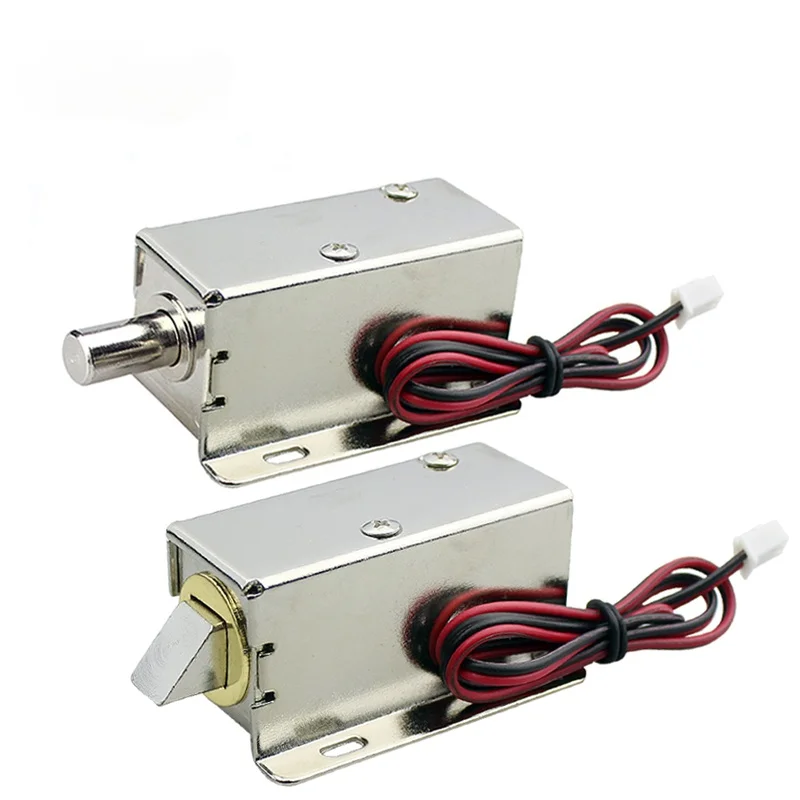 Mini serratura elettromagnetica impermeabile DC 12V serratura elettrica a scatto piccola serratura elettrica per armadietto di controllo controllo accessi