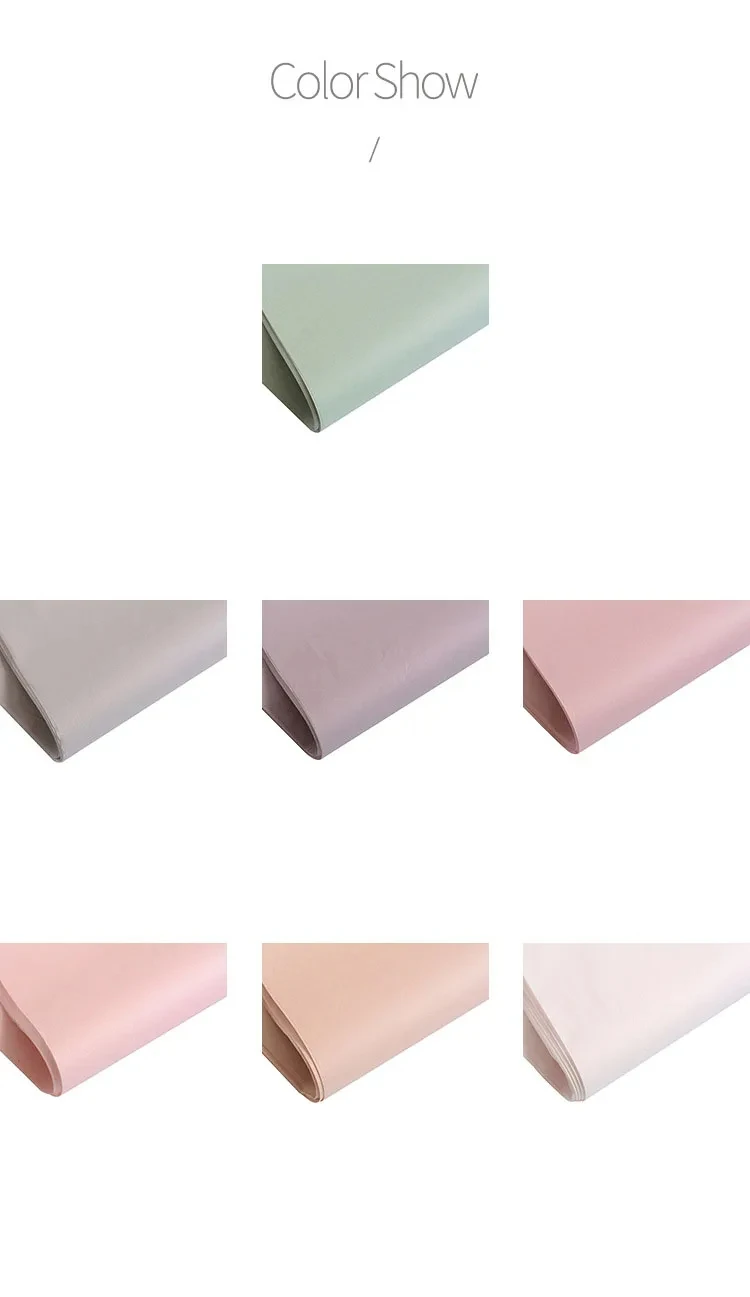 Description Picture 3 of item40pcs Tissue Paper 75*52CM Craft Paper Floral Wrapping Scrapbooking Paper Party Gift Packaging Decorative Flower Packing Paper