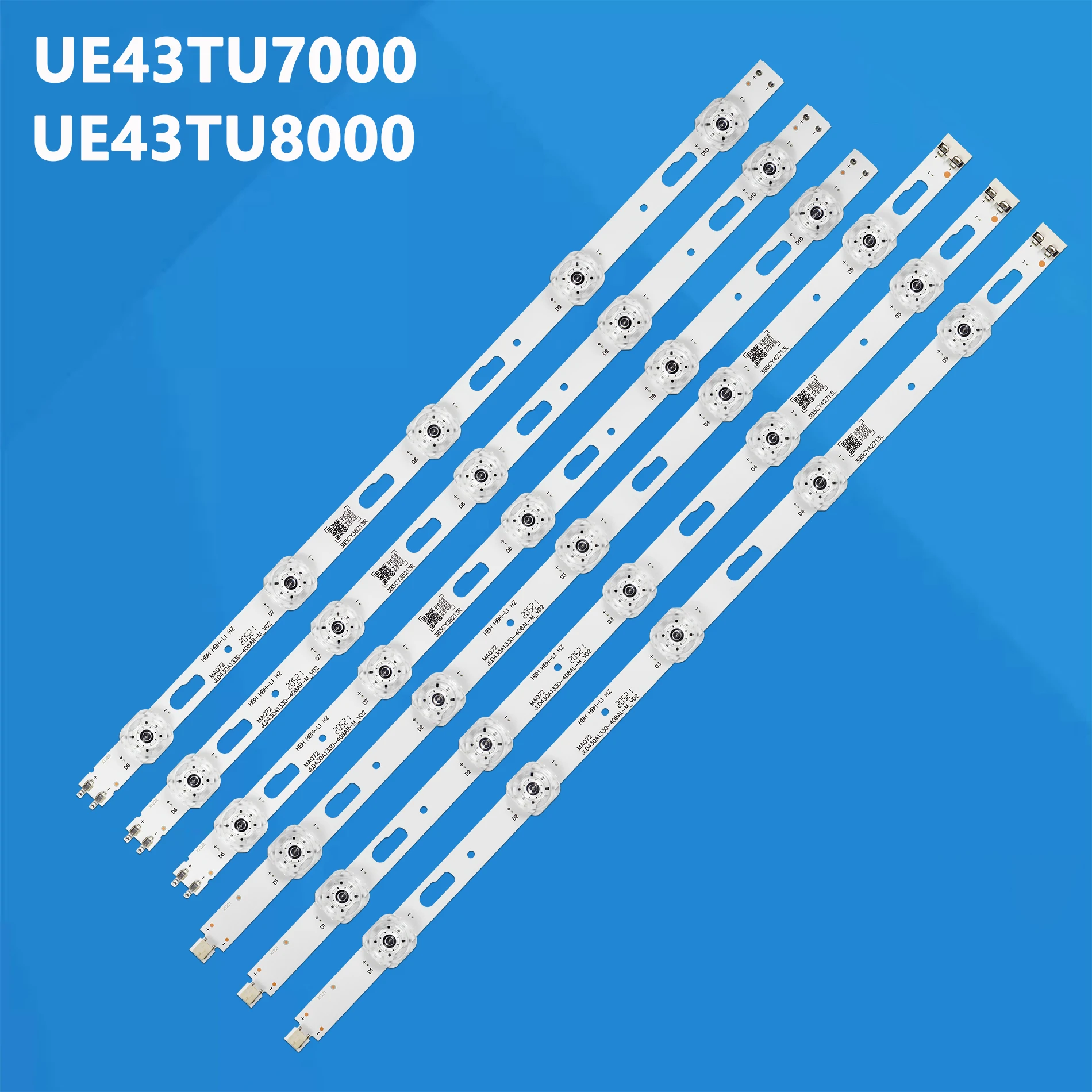 LED Backlight Strip UE43TU7172U UE43TU7125K GU43TU8079U UE43TU8000K UE43TU8005K UE43TU8072U UE43TU7100U UE43TU7100K UE43TU7105