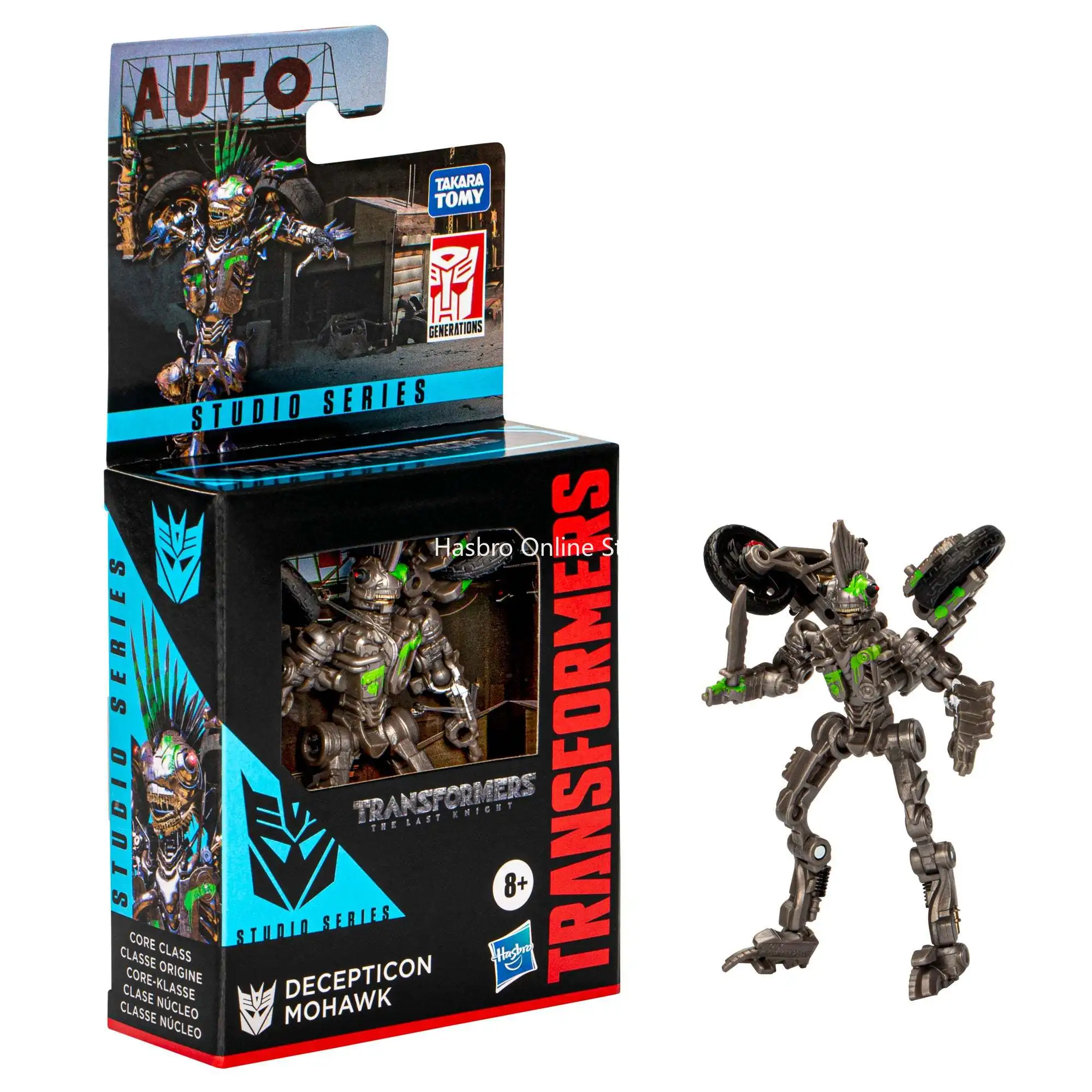 

[Предварительная продажа 1 февраля 2024] Трансформеры Hasbro Studio серии Трансформеры: Последний рыцарь Decepticon Mohawk F8748