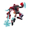 Marvel Avengers Superhero Action Figure Bricks Spider-Man Iron Man Wolverine Movable Building Block Toy Assembled Model Gifts 5