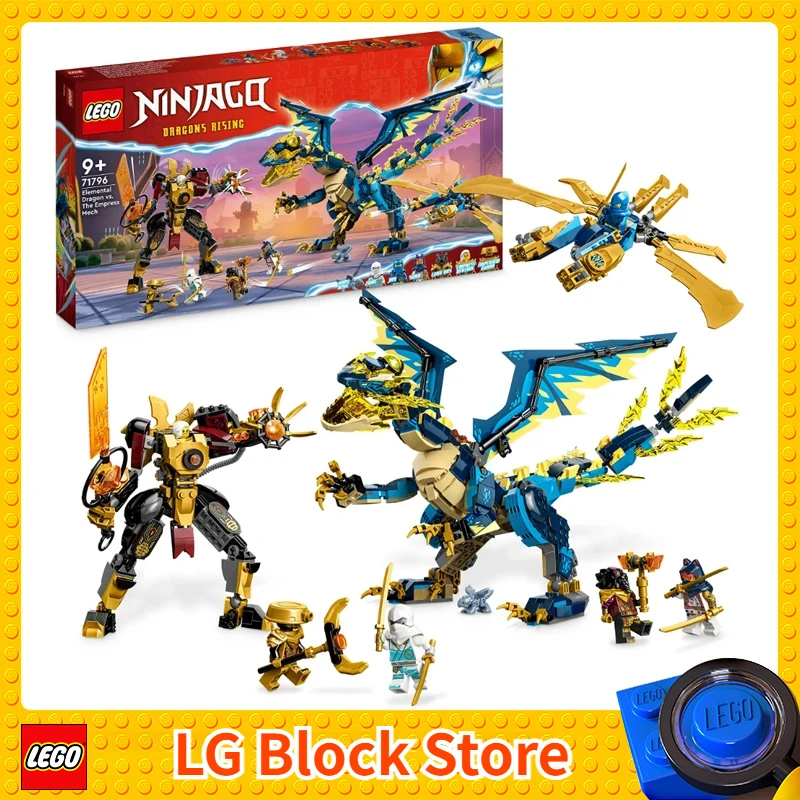 runrei☆ LEGO 71796 NINJAGO Elemental Dragon vs.Figurka cesarza Mech