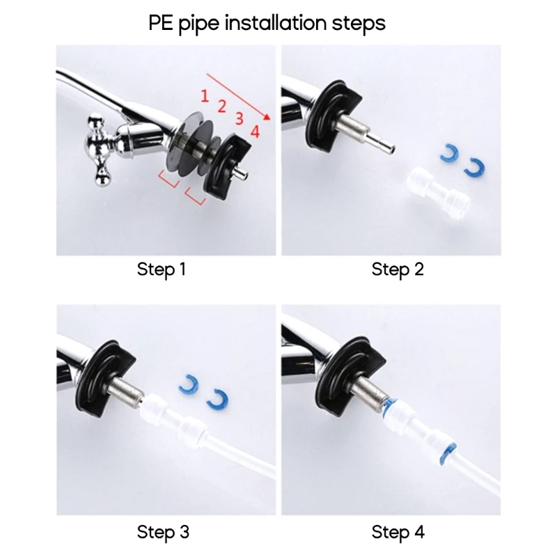 Water Purifier Drinking Water Faucet Single Hole Sink Faucet 1/4-in Tube Tap
