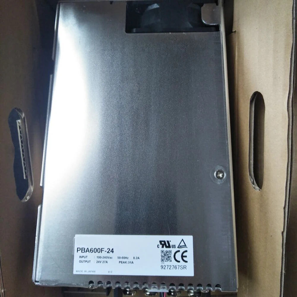 

PBA600F-24 AC-DC Switching Power Supply Input 100-240Vac 50-60Hz 8.2A Output 24V 27A