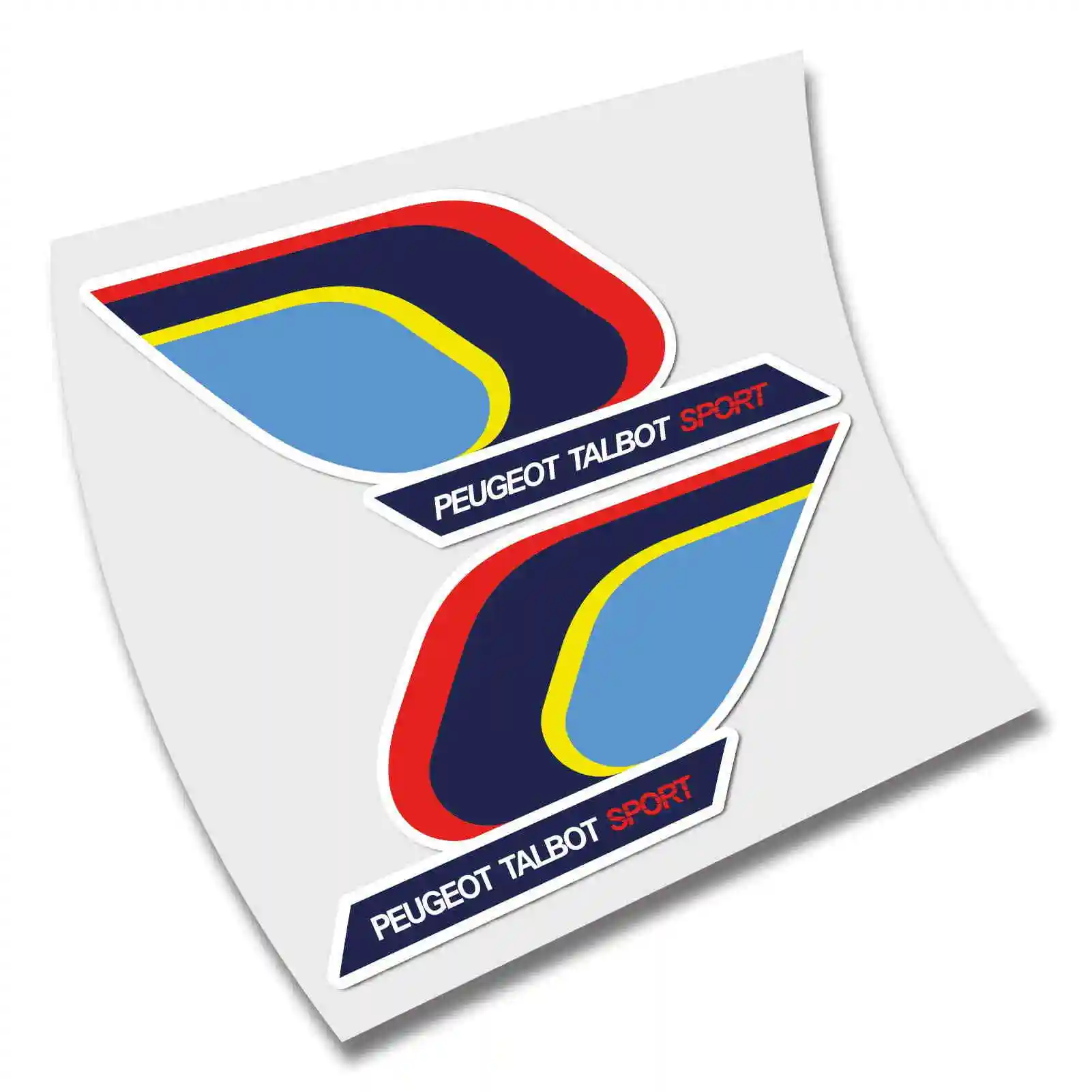 Autocollants adhésifs en vinyle, stickers gradués TALBOT SPORT RACING