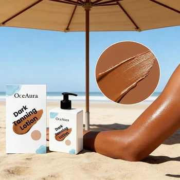 Self Tanner Tanning Cream for Sunbeds Outdoor Sun Natural Tan Bronzer for Glowing Skin Moisturizing Sun Tanner Summer Essential