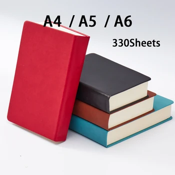 Quaderni super spessi Agenda Planner 660 pagine Interno vuoto in pelle PU Copertina morbida Quaderno per schizzi Diario Diario Notebook Cancelleria 1