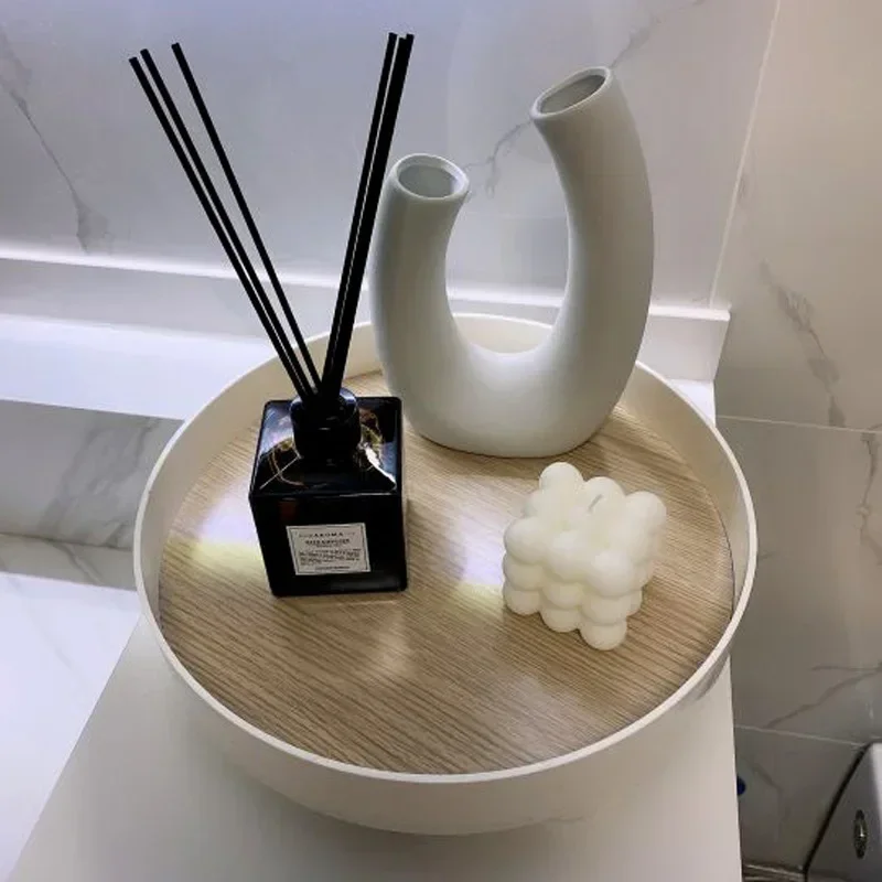 Nordic Style Modern Decorative Trays Home Decor Storage Organizer Storage Box Table Vase Aromatherapy Stand Candlestick Stand 3