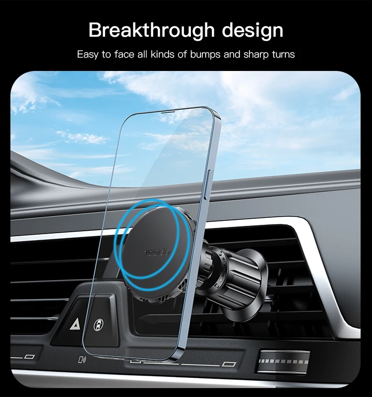 

Magnetic car phone holder folding magnet cell phone holder car GPS support iPhone millet 360 ° rotatable holder multifunction