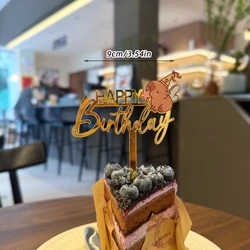 Charming Capybara Cake Topper Set for Celebrations and Decor (CP DD)