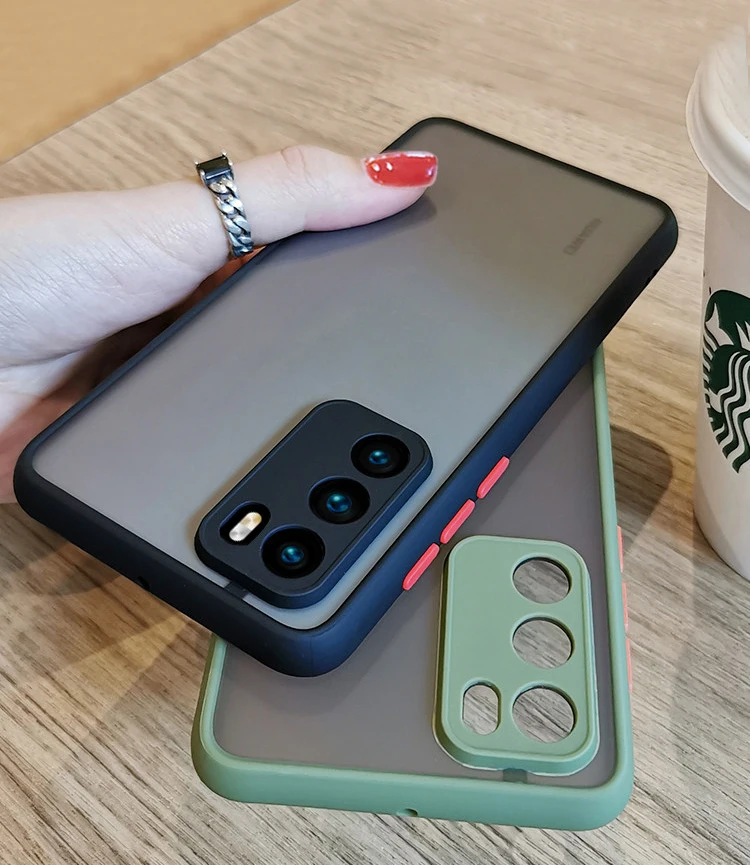 Shockproof Armor Matte Phone Case Cover