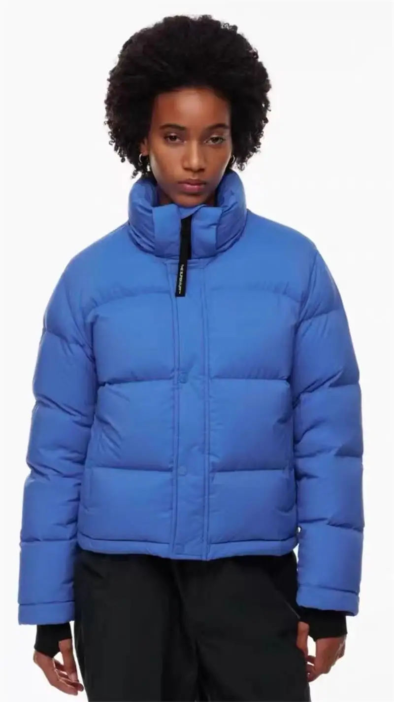 Aritzia Puff Ruby Same Style Winter Warmth 90 White Goose Down Blue Bread Jacket Down Jacket Female