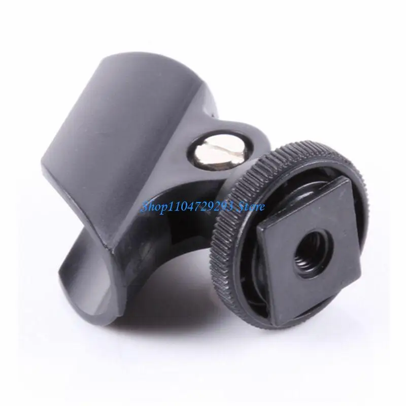 Y2GD 19.5mm 클립 직경 마이크 클립 핫 샷 마이크 스탠드 플라스틱 마이크 홀더 안전하게 마이크 마운트 액세서리