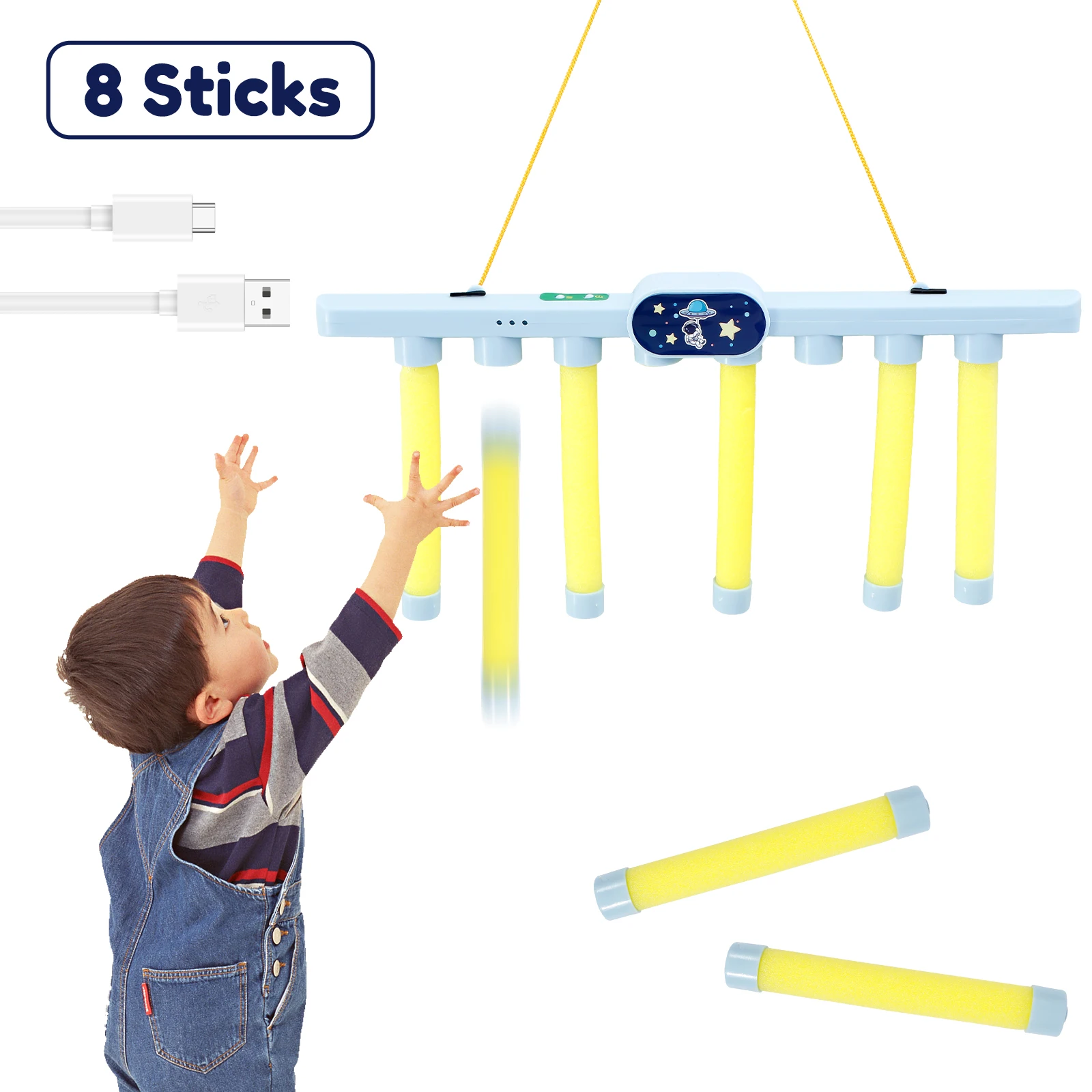 Challenge Falling Sticks Game Kids Stick Catching Toy Training Reaction Ability Educational Parent-Child Interactive Toy Sports