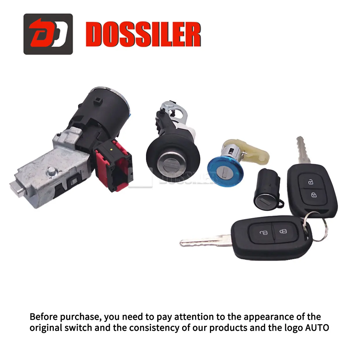 806019591R Dossiler 487003947R 르노 클리오 로건 트윙고 다치아 산데로 1.5 DCI 2016-2020용 점화 스위치 교체 부품