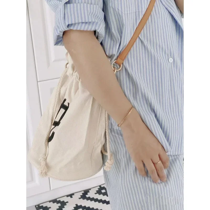 Money Bag Street Fashion Shopping Bag Shoulder Canvas Bag New Trend All-match Casual Simple Crossbody Bags Purses and Handbags