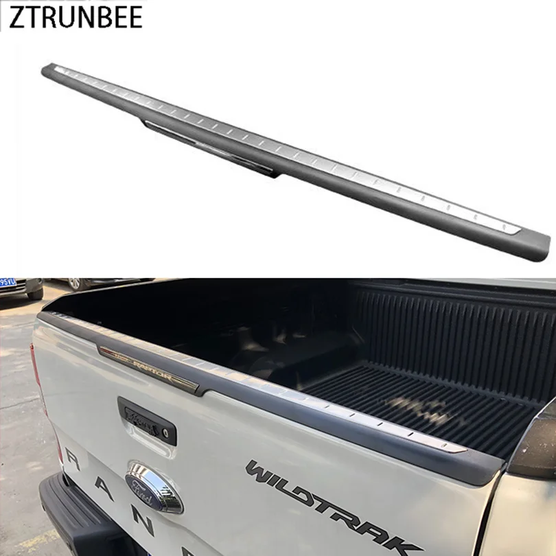 

Rear Line Tailgate Cover Door Lid Tail Gate MoldngTrim Protector Guard Strip Accessories for Ford Ranger T6 T7 T8