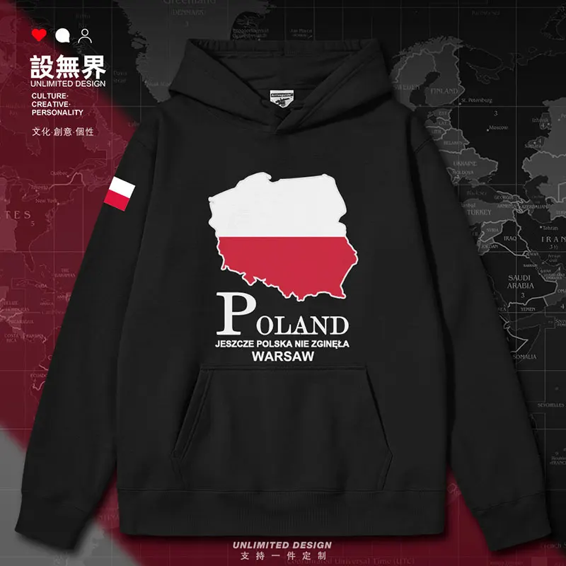 

Poland National Map mens hoodies streetwear casual long sleeve printed clothing pullovers men winter new clothes autumn winter