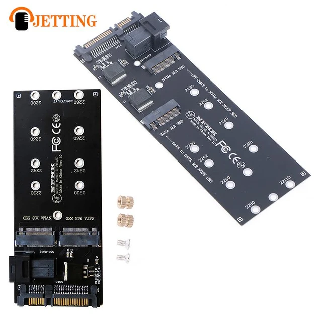 Adaptateur SATA 22Pin SFF-8643 vers NVMe M2 NGFF SSD, SATA vers SATA M2  NGFF Ssd