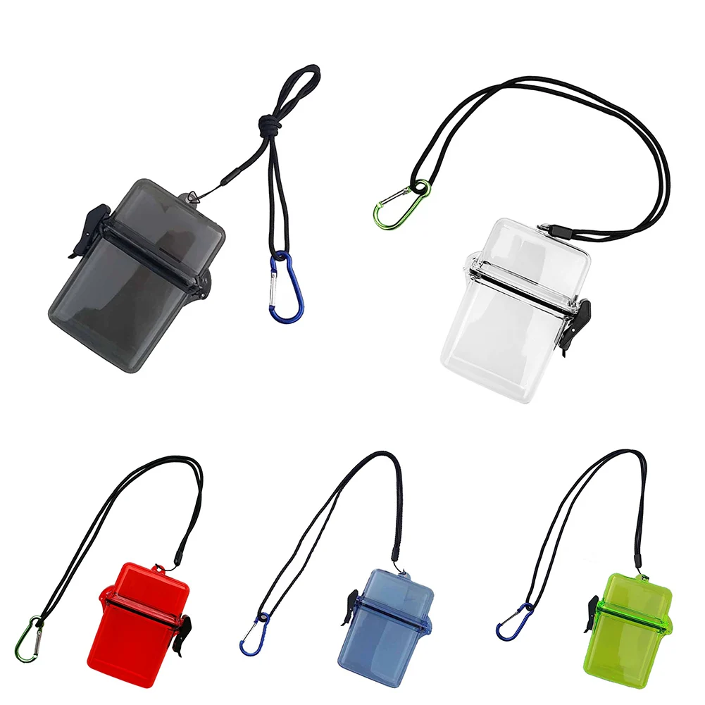 

Waterproof Dry Box Durable And Functional Design 11*7*3mm Grey/red Pool Accessories For Swimming Surfing Kayaking