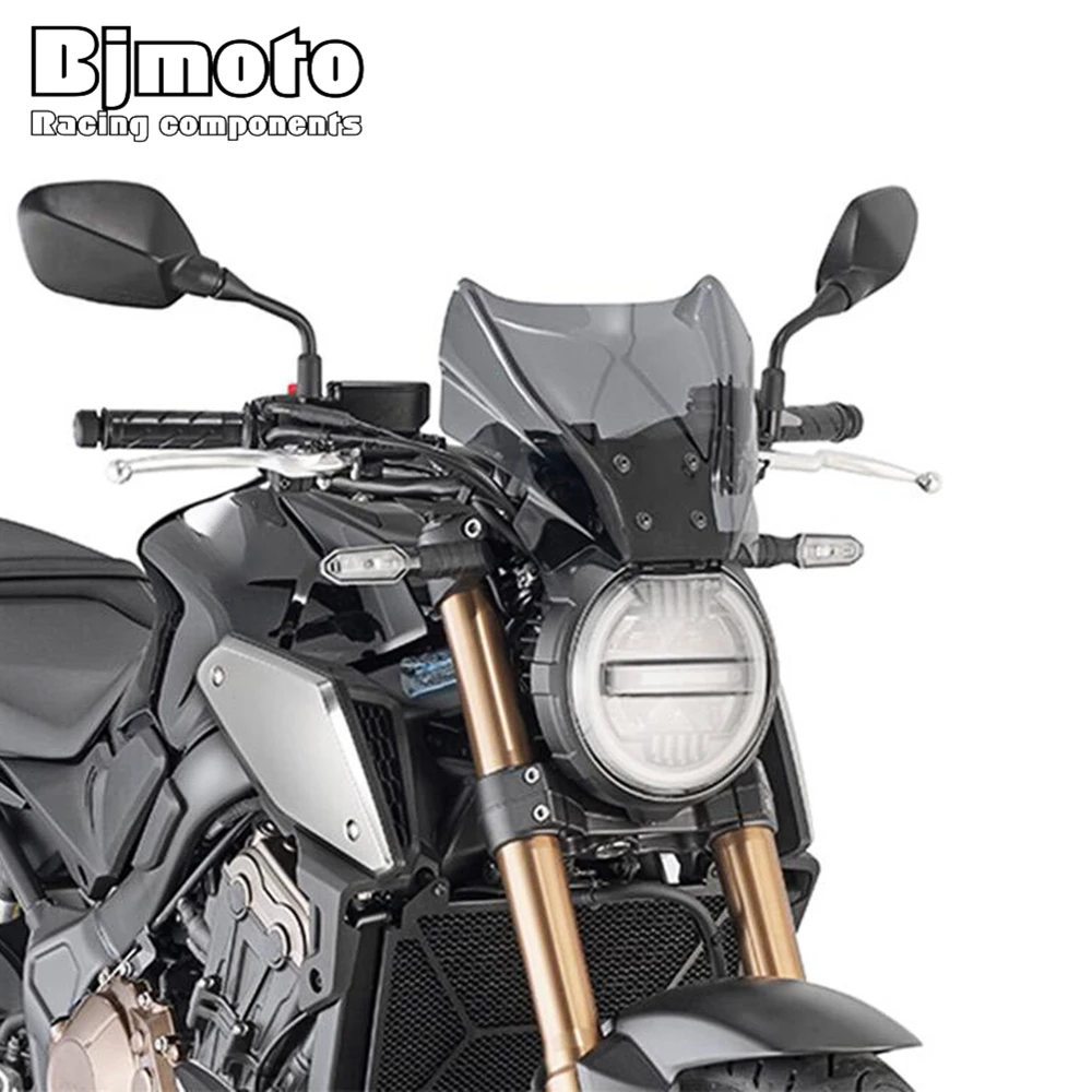 

CB650R Motorcycle Windscreen Windshield For Honda CB 650R 650 R 2019 2020 2021 Wind Deflector with Bracket