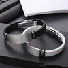 10pcs Stainless Steel Plate Blank To Record Silicone Bracelets Metal Plate Blank For Engrave Silicone Bracelet Mirror Polished 4