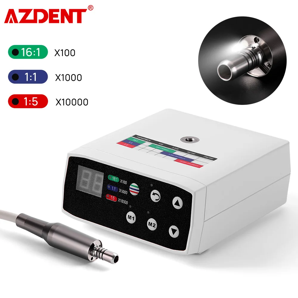 Dental LED Brushless 1:1/1:5/16:1 Electric Micro Motor Internal E-type 4Holes