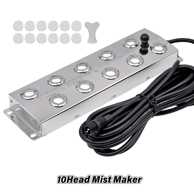4/6/8/10 ヘッド超音波ミストメーカー噴霧器ステンレス鋼空気加湿器温室水耕栽培用高品質 DC 48V 4/6/8/10 ヘッド超音波ミストメーカー噴霧器ステンレス鋼空気加湿器
