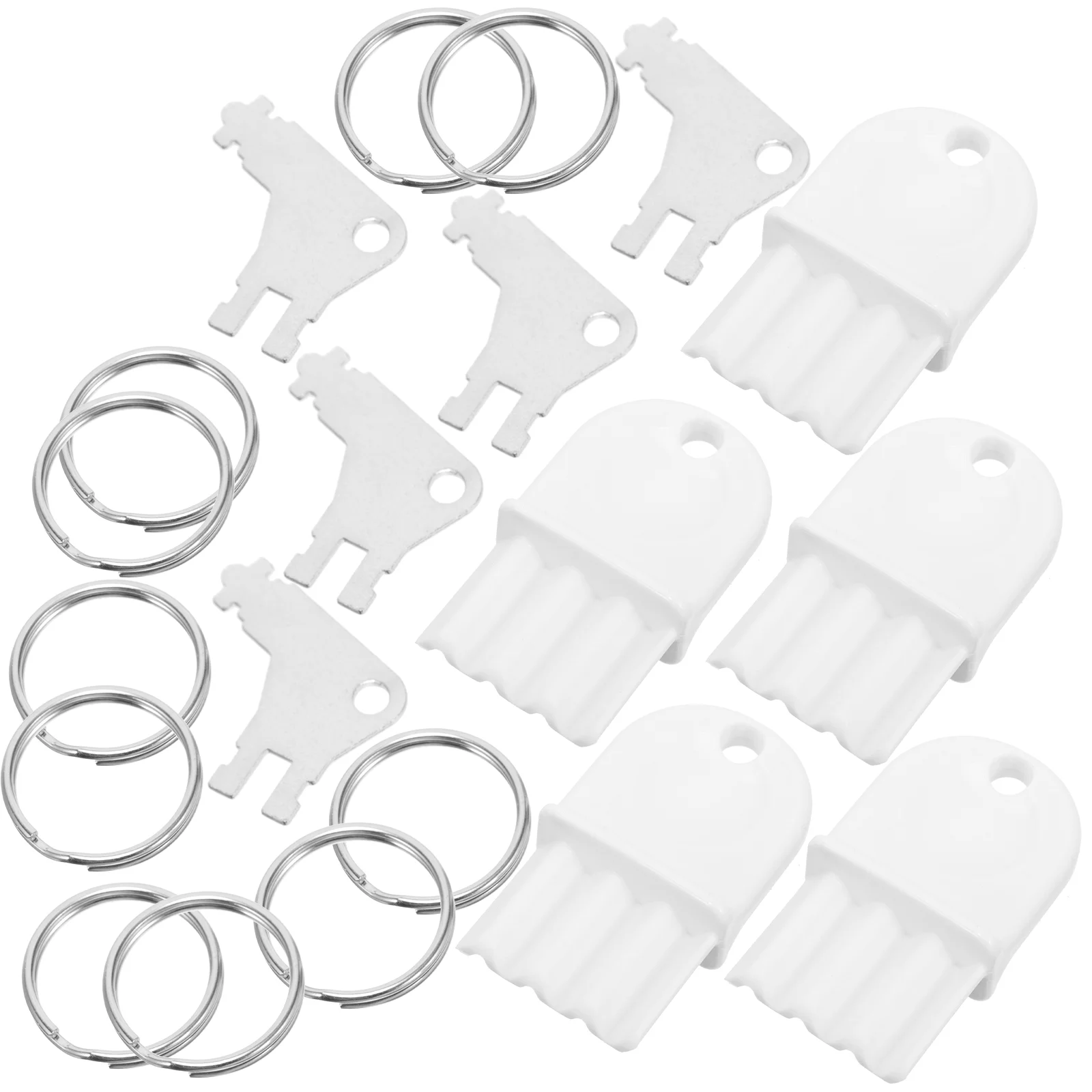 

2 Sets Paper Towel Dispenser Toilet Tissue Key Auto Commercial Keys Metal Universal Replacement